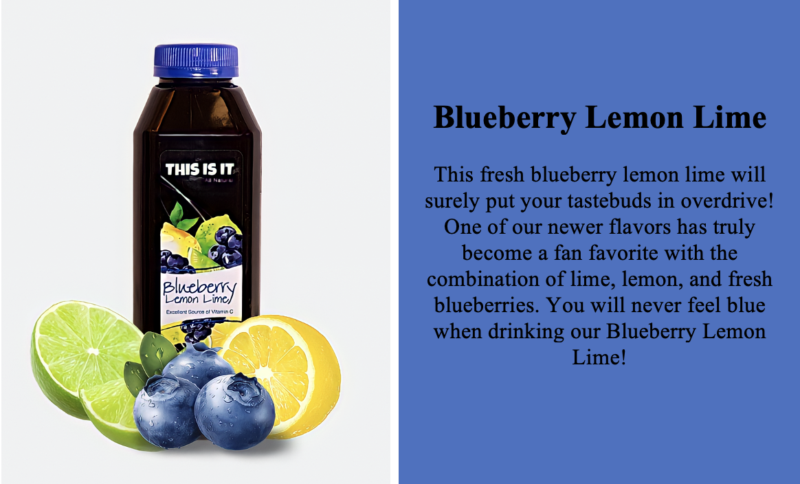 Blueberry Lemon Lime